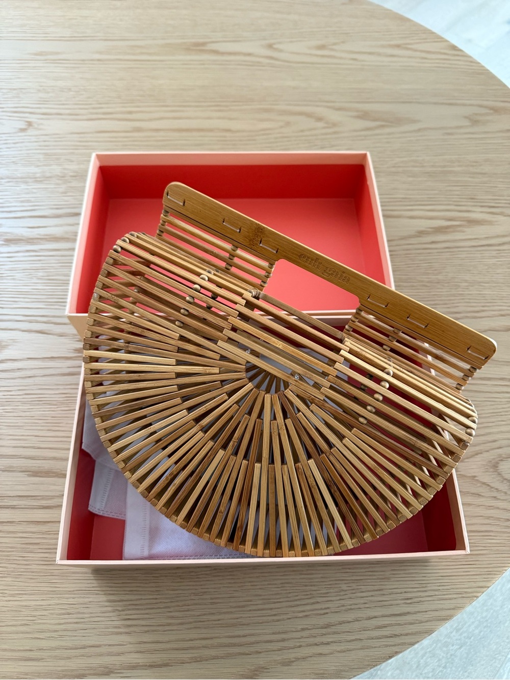 Cult Gaia Large Bamboo Ark Bag - NEW IN BOX!